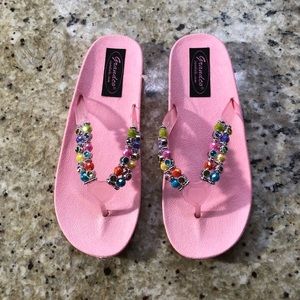 Grandco Rhinestone Flip Flop